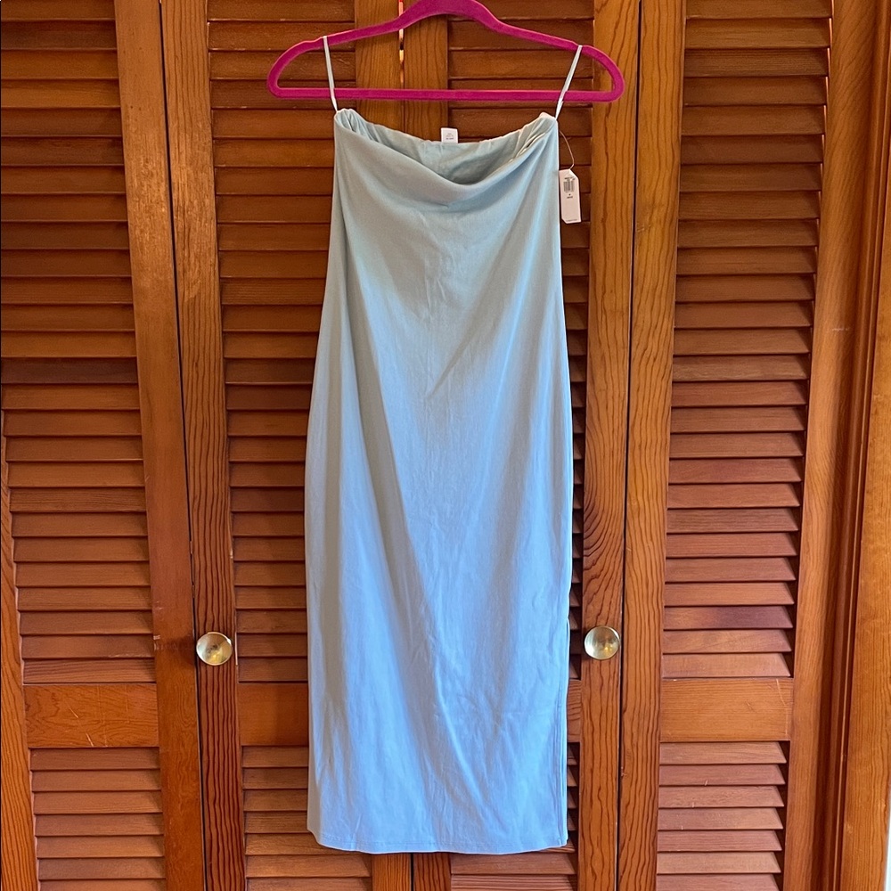 Old Navy Strapless Light Blue Dress